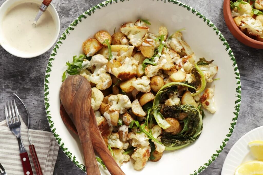 How to serve Roasted Cauliflower and Potato Salad