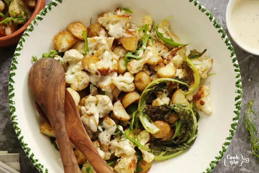 Roasted Cauliflower and Potato Salad
