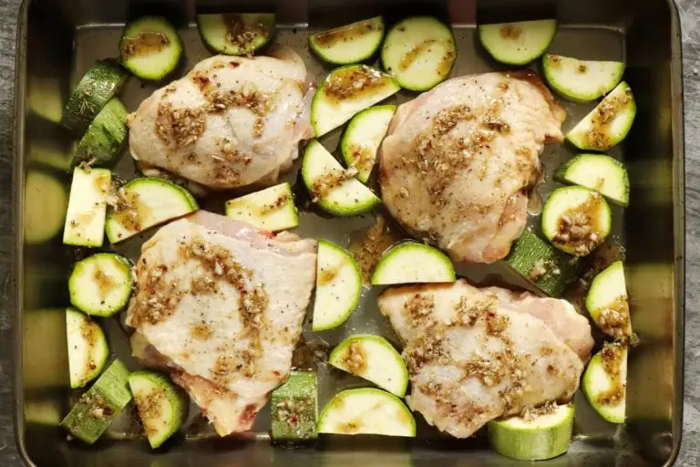 Step 5 - Sheet Pan Chicken with Zucchini and Tomatoes
