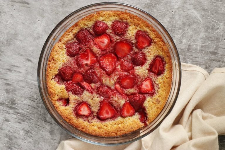 Step 5 - Strawberry Spoon Cake