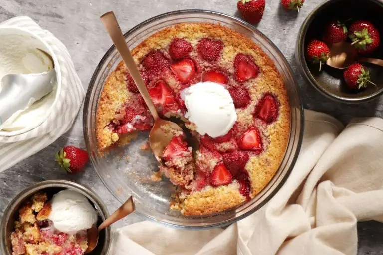Step 6 - Strawberry Spoon Cake