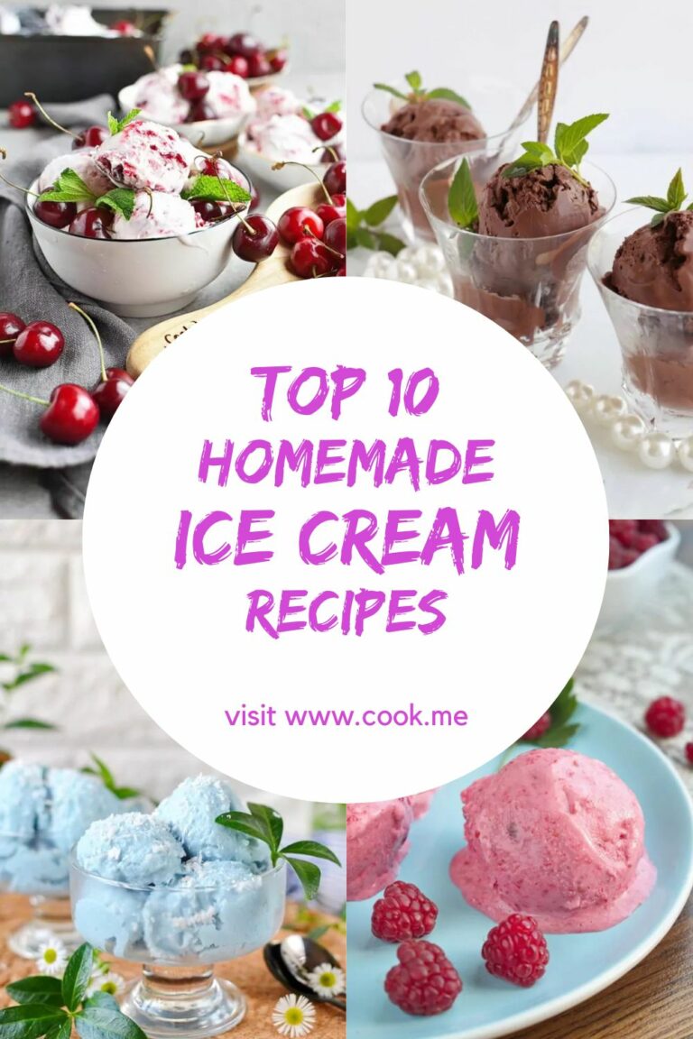 Top 10 Ice Cream Recipes - Cook.me Recipes