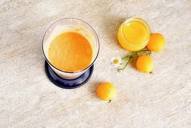 Step 1 - Apricot Coconut Popsicles