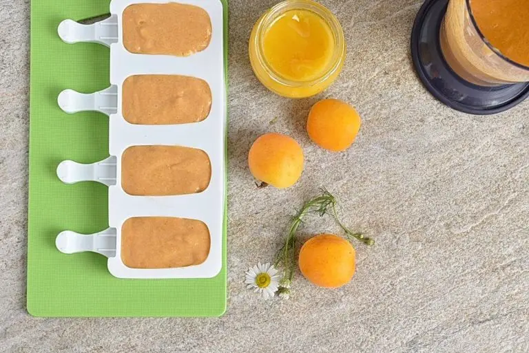 Step 2 - Apricot Coconut Popsicles