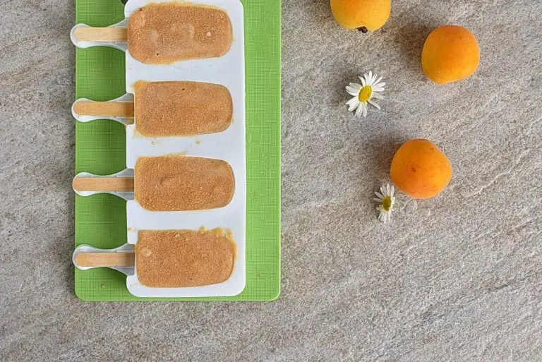 Step 3 - Apricot Coconut Popsicles