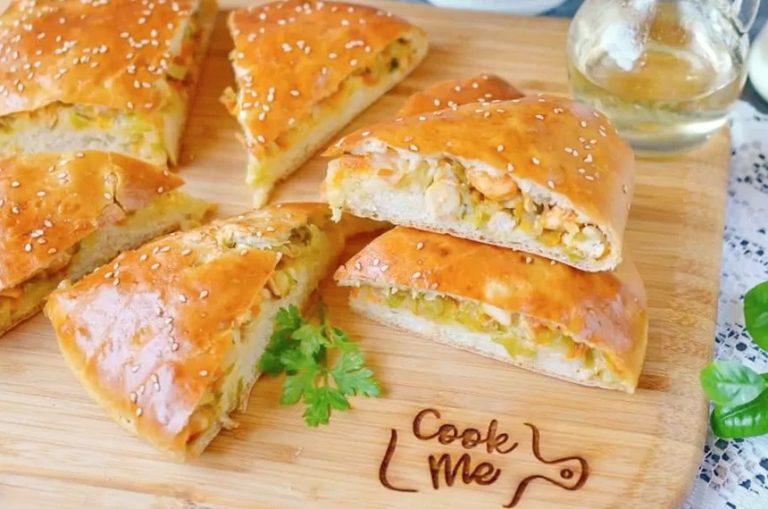 Step 15 - Chicken Cabbage Savory Pirog