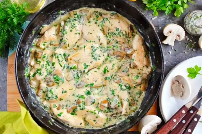 Step 6 - Creamy Herb Mushroom Chicken