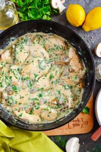 Creamy Herb Mushroom Chicken