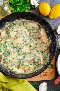 Creamy Herb Mushroom Chicken