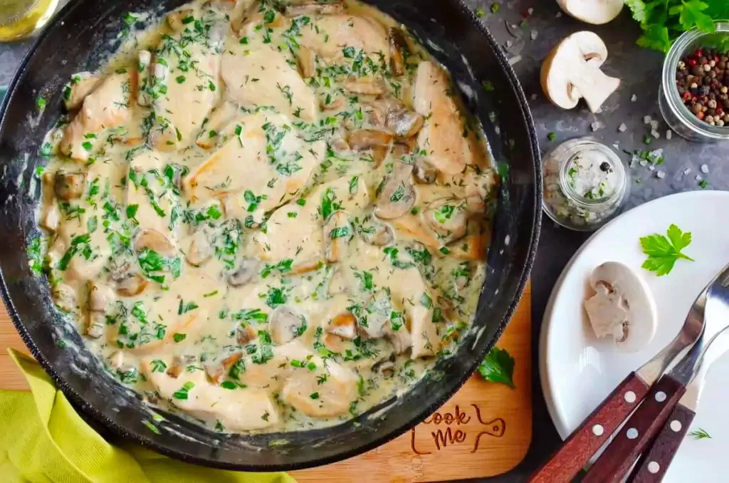 Creamy Herb Mushroom Chicken