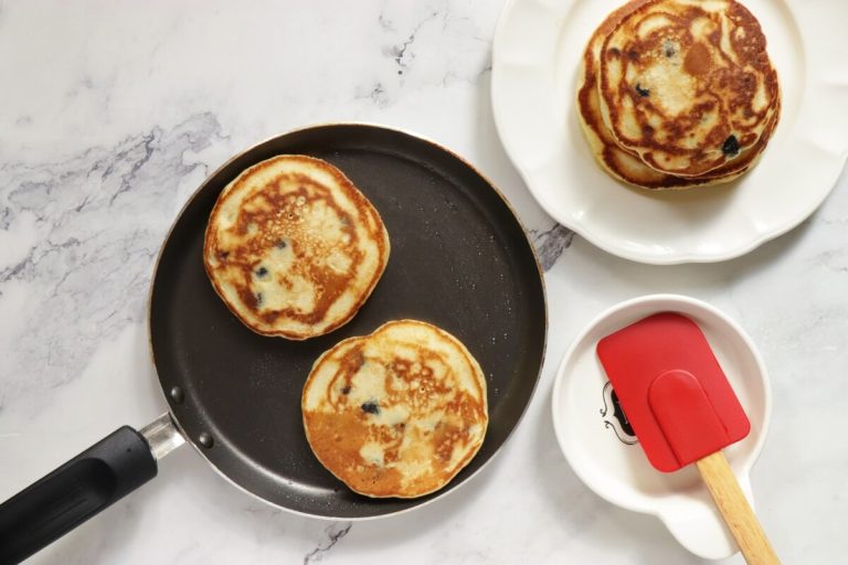 Step 5 - Fluffy Blueberry Pancakes