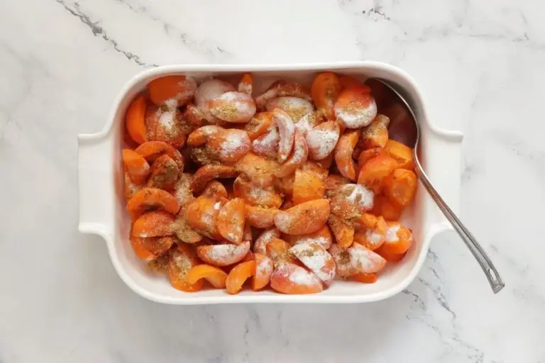 Step 2 - Fresh Apricot Crumble