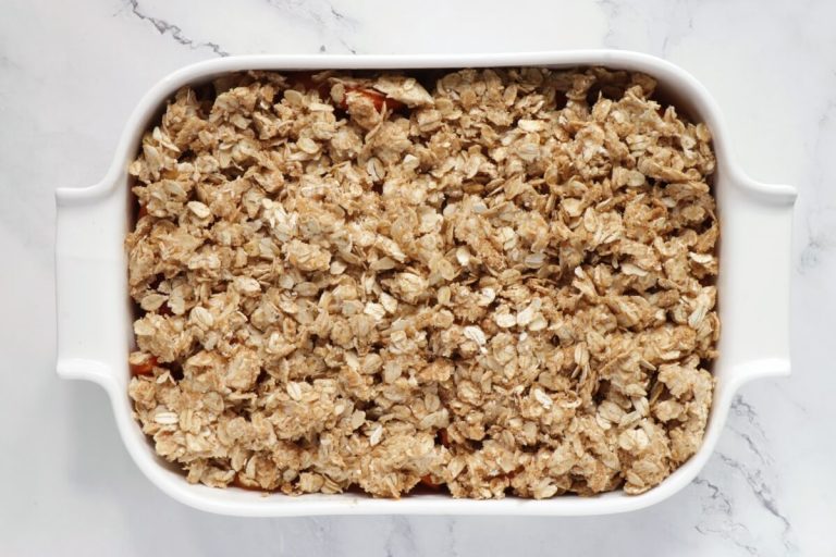 Step 5 - Fresh Apricot Crumble