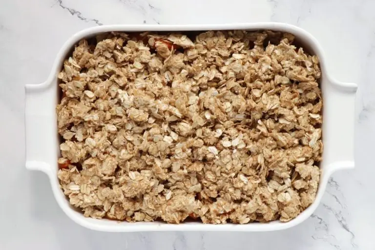 Step 5 - Fresh Apricot Crumble