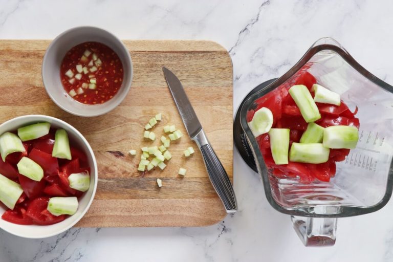 Step 2 - Gluten Free Gazpacho