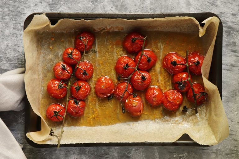 Step 3 - Polenta with Pesto and Roasted Tomatoes