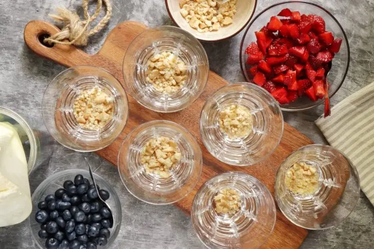 Step 4 - Red, White and Blue, No-Bake Cheesecake Trifle