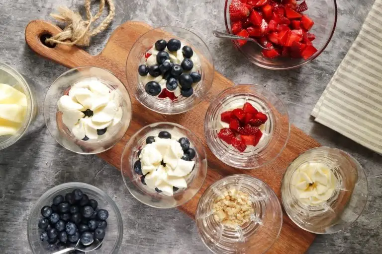 Step 4 - Red, White and Blue, No-Bake Cheesecake Trifle