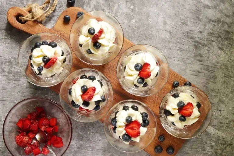 Step 5 - Red, White and Blue, No-Bake Cheesecake Trifle