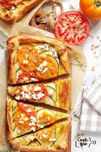 Tomato Zucchini Galette