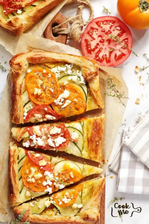 Tomato Zucchini Galette