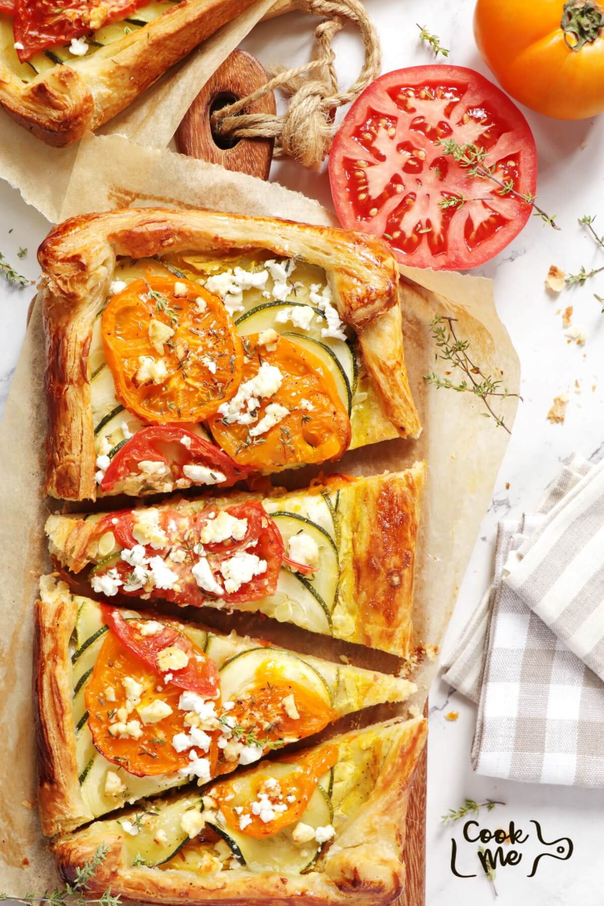 Tomato Zucchini Galette Recipe Cook.me Recipes