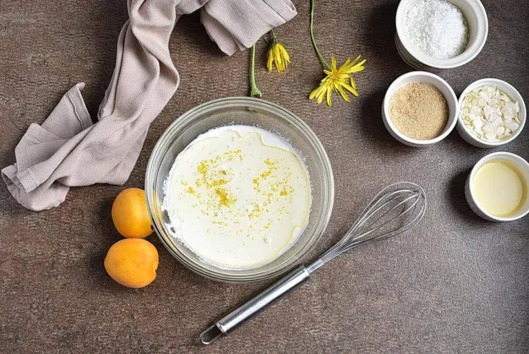 Step 4 - Vegan Apricot Cake with Coconut