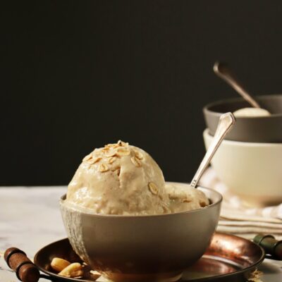 Vegan Oat Milk Ice Cream Recipe-Oat Milk Ice Cream-Vegan Ice Cream-Ice Cream in Ice Cream Maker