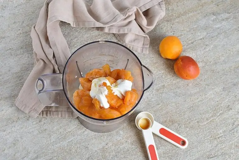 Step 1 - Apricot Frozen Yogurt