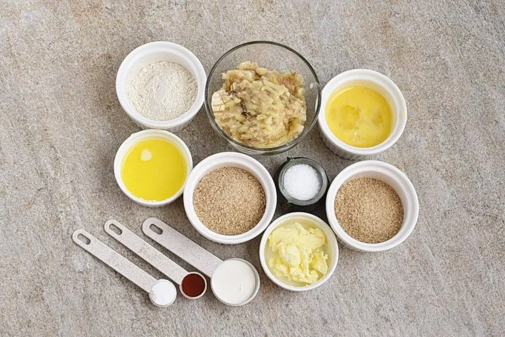 Ingredients for Banana Mug Cake