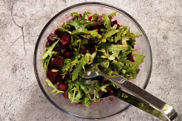 Step 7 - Beet Salad with Balsamic Dressing