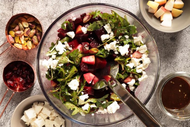 Step 8 - Beet Salad with Balsamic Dressing