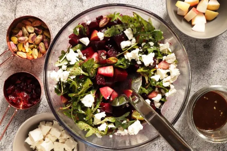 Step 8 - Beet Salad with Balsamic Dressing