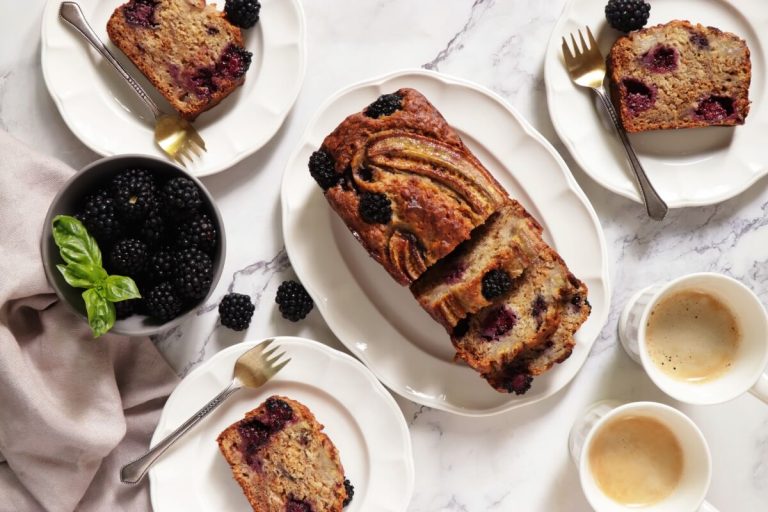 Step 9 - Blackberry Banana Bread