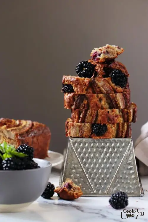 Blackberry Banana Bread