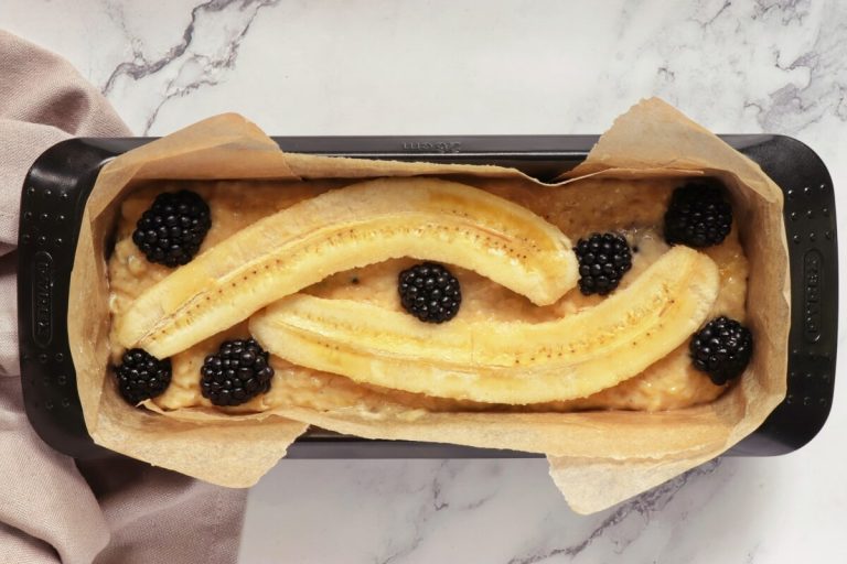 Step 7 - Blackberry Banana Bread