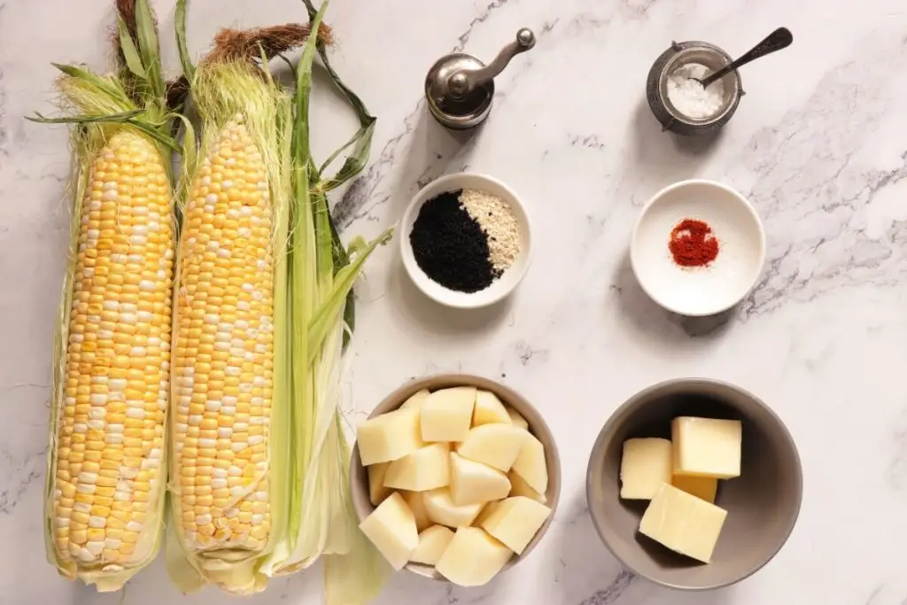 Ingredients for Easy 5-Ingredient Corn Soup