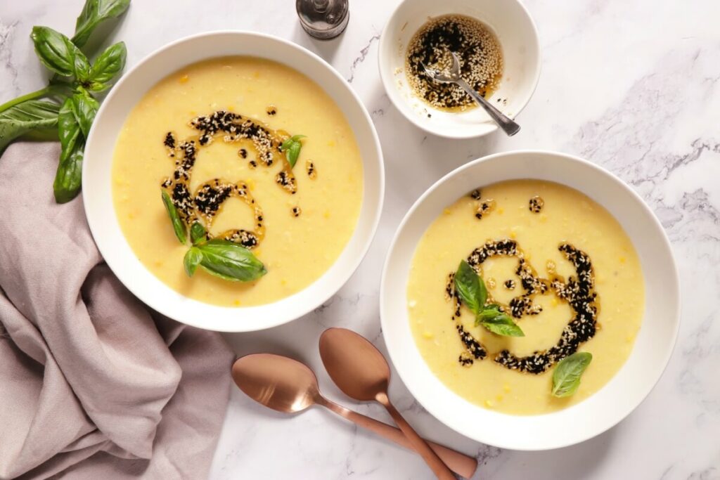 How to serve Easy 5-Ingredient Corn Soup