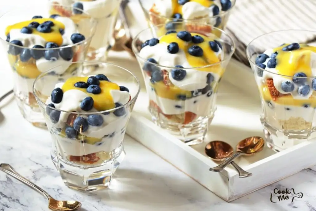 Individual Lemon Blueberry Trifles