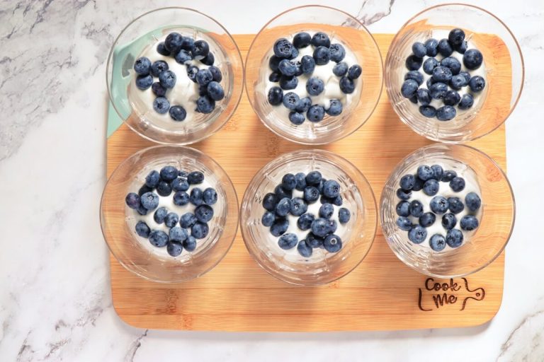 Step 4 - Individual Lemon Blueberry Trifles