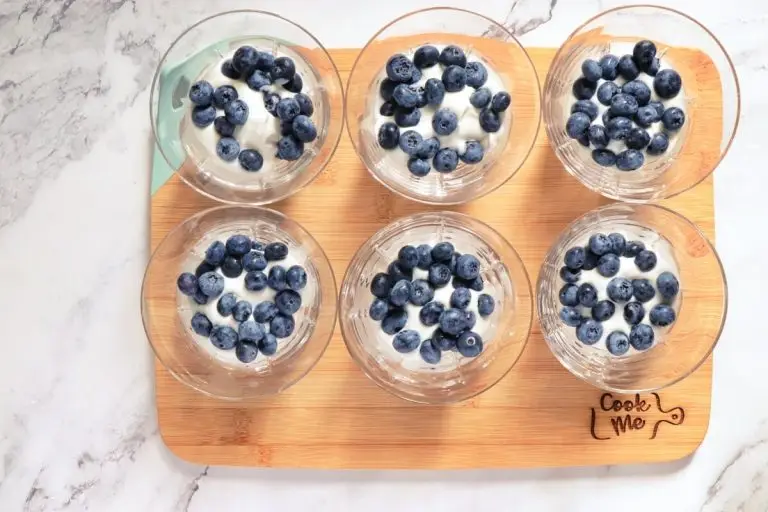 Step 4 - Individual Lemon Blueberry Trifles