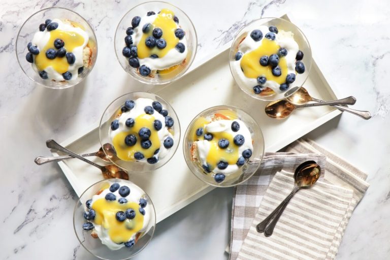 Step 7 - Individual Lemon Blueberry Trifles
