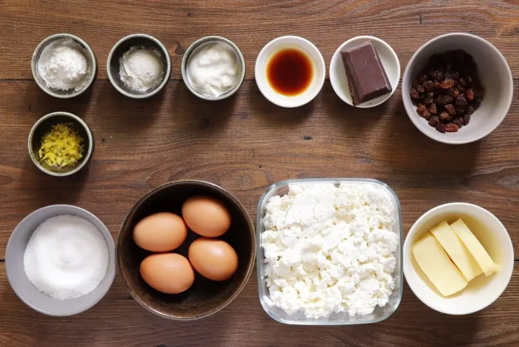 Ingredients for Lviv Syrnyk