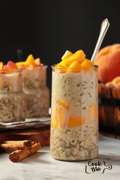Peach Overnight Oats