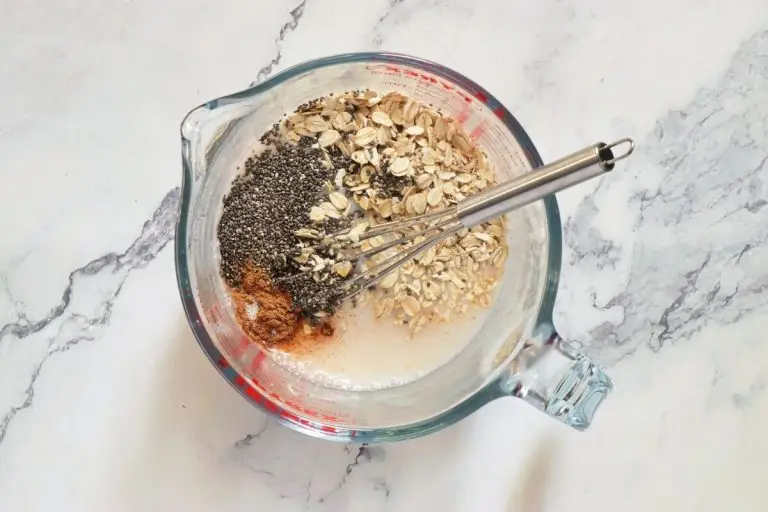 Step 2 - Peach Overnight Oats