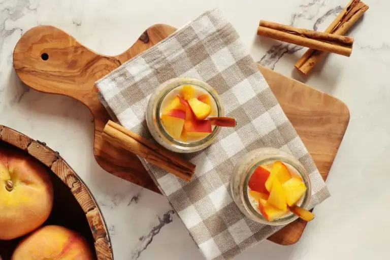 Step 5 - Peach Overnight Oats