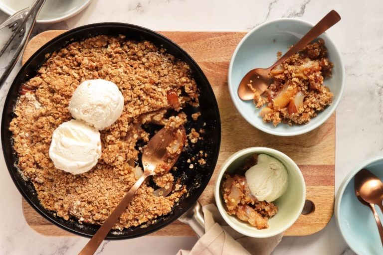 Step 10 - Pear Crisp