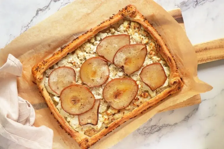 Step 11 - Pear & Prosciutto Ricotta Tart