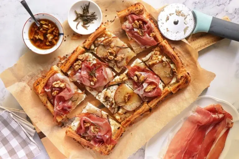 Step 12 - Pear & Prosciutto Ricotta Tart