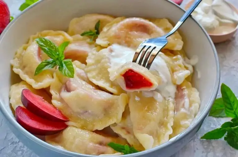 Step 10 - Plum Vareniki (Plum Pierogies)
